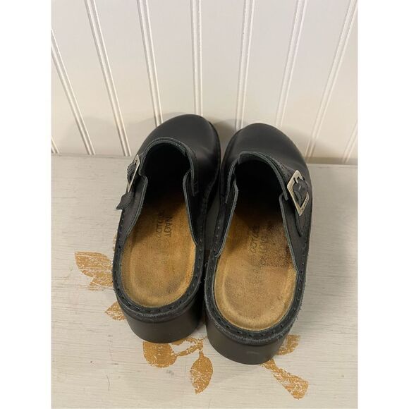 Naot slip on clog mule style shoes black sz 38 or 7.5 - Picture 6 of 7